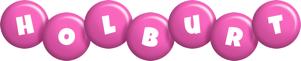 Holburt candy-pink logo