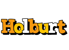 Holburt cartoon logo