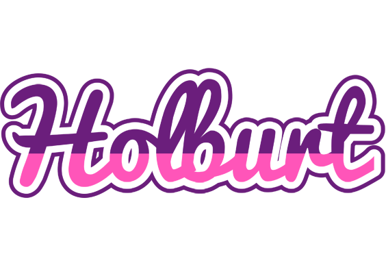 Holburt cheerful logo