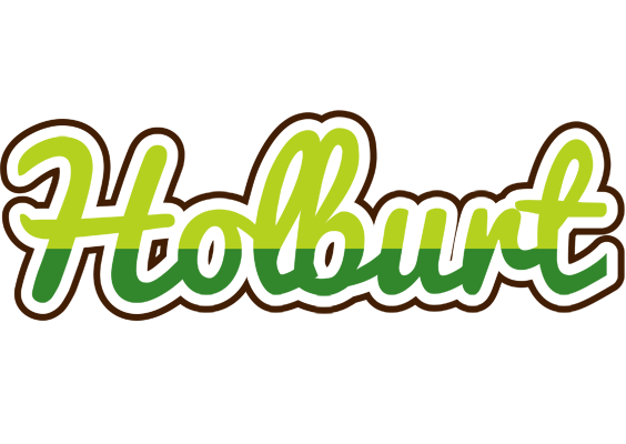 Holburt golfing logo