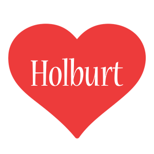 Holburt love logo