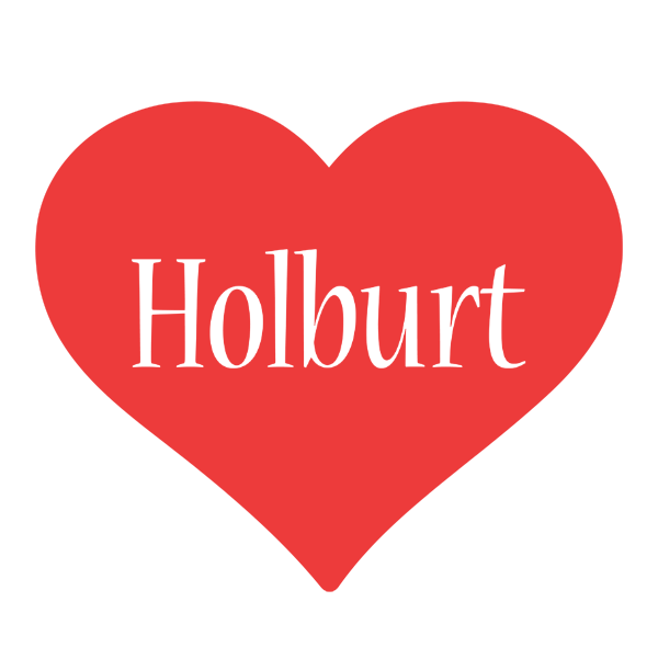 Holburt love logo