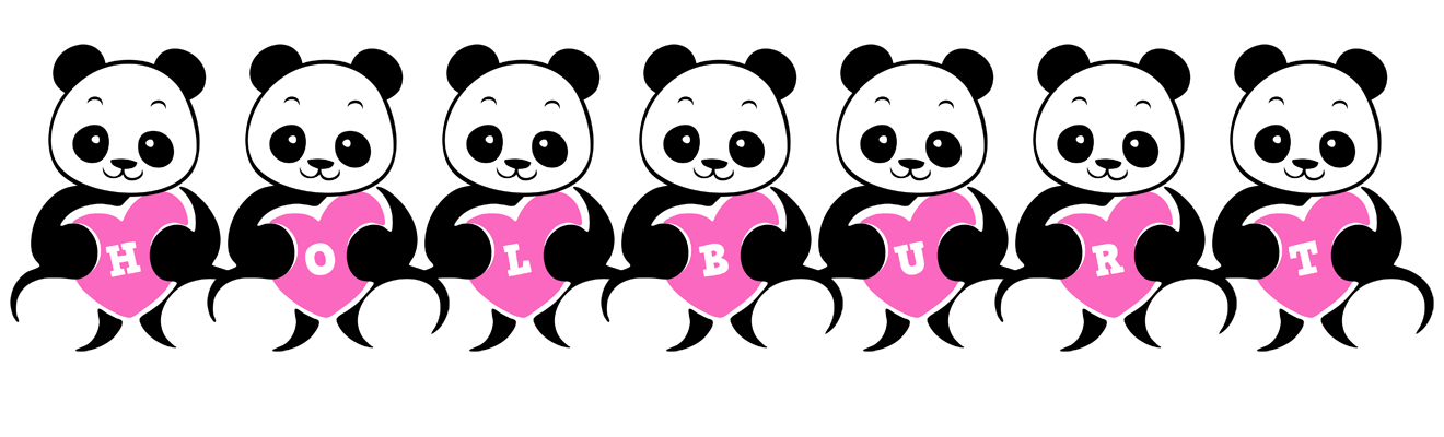 Holburt love-panda logo