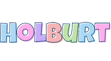 Holburt pastel logo