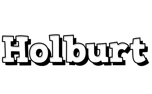 Holburt snowing logo