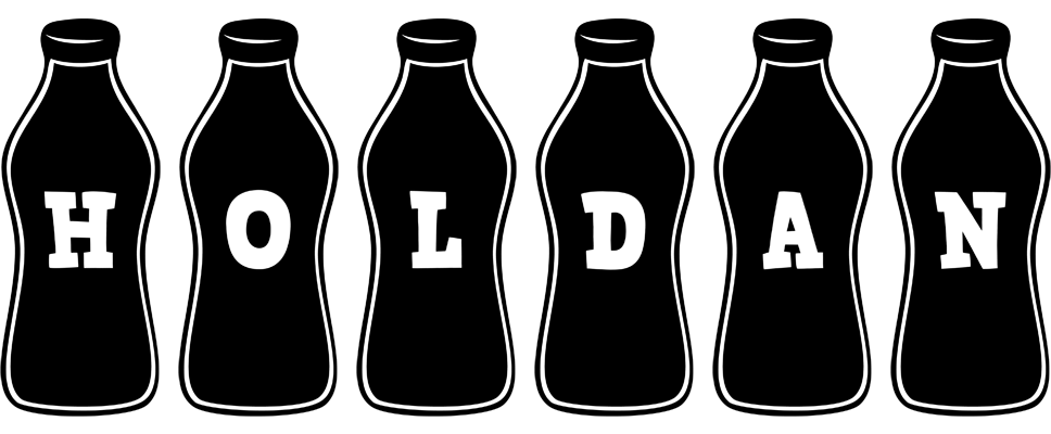 Holdan bottle logo