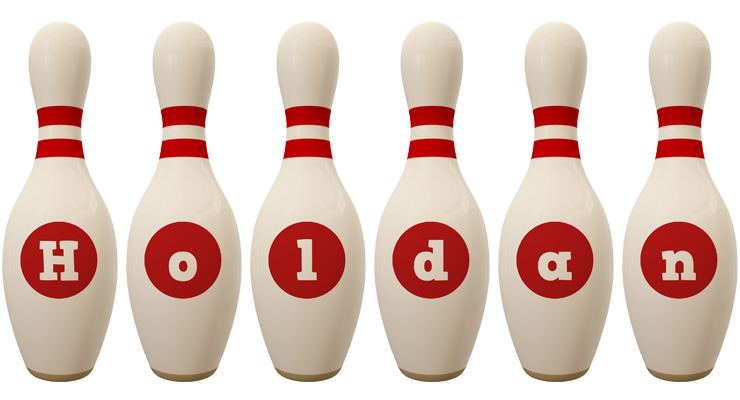 Holdan bowling-pin logo