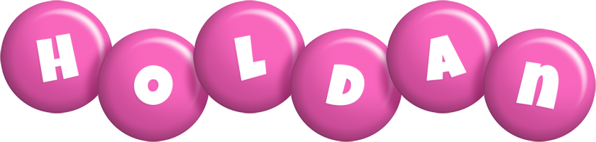 Holdan candy-pink logo