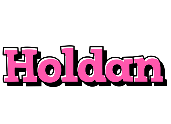 Holdan girlish logo