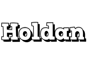 Holdan snowing logo