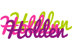 Holden flowers logo