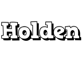 Holden snowing logo