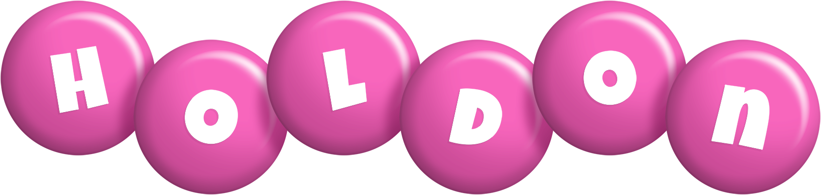 Holdon candy-pink logo