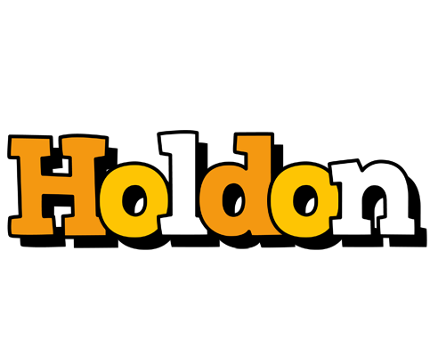 Holdon cartoon logo