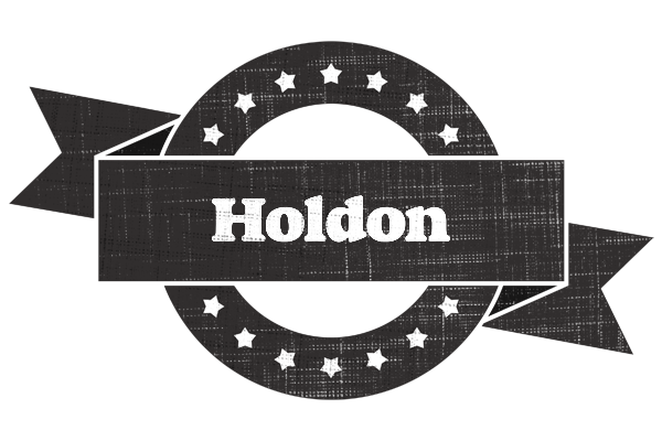 Holdon grunge logo