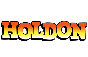 Holdon sunset logo