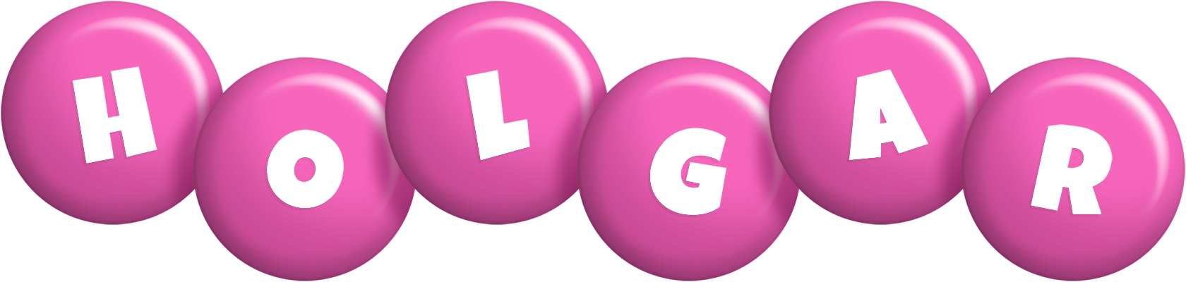Holgar candy-pink logo