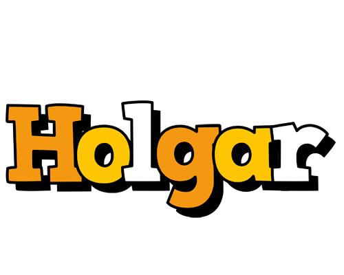 Holgar cartoon logo