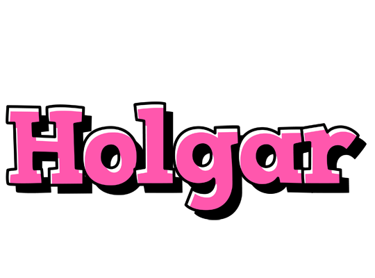 Holgar girlish logo