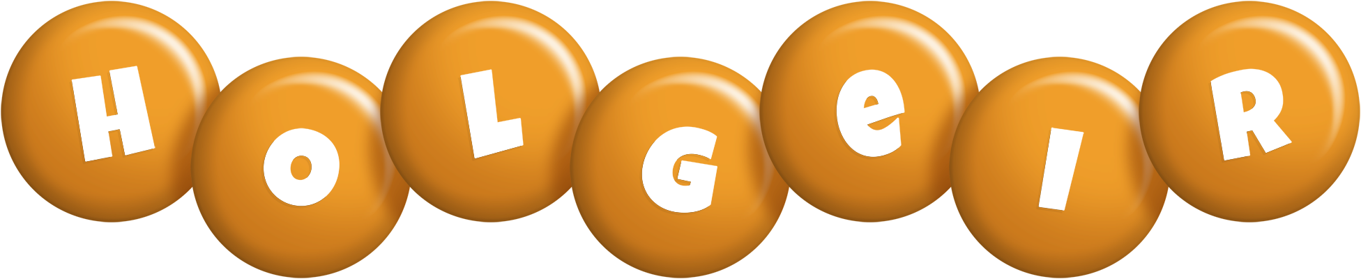 Holgeir candy-orange logo