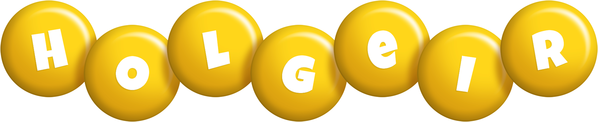 Holgeir candy-yellow logo