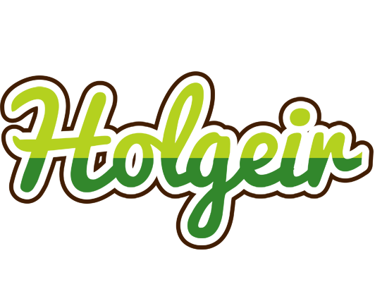 Holgeir golfing logo