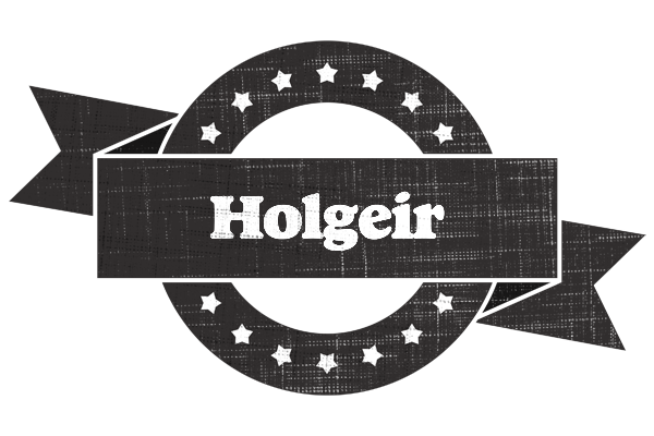 Holgeir grunge logo