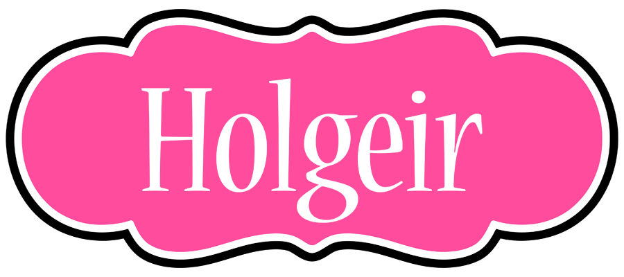 Holgeir invitation logo