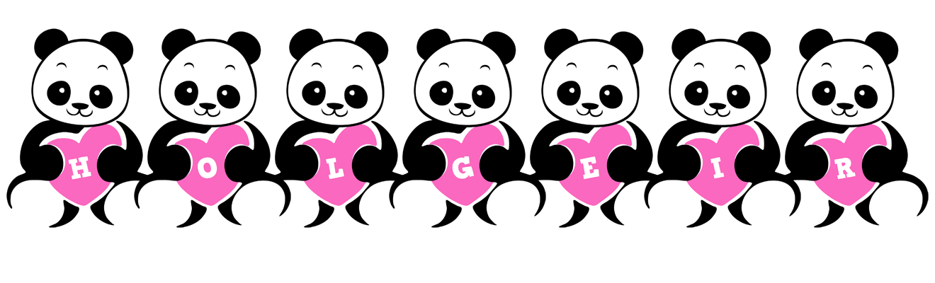 Holgeir love-panda logo
