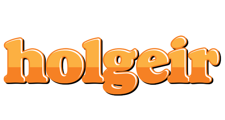 Holgeir orange logo