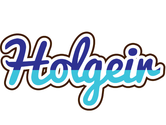 Holgeir raining logo