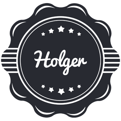 Holger badge logo