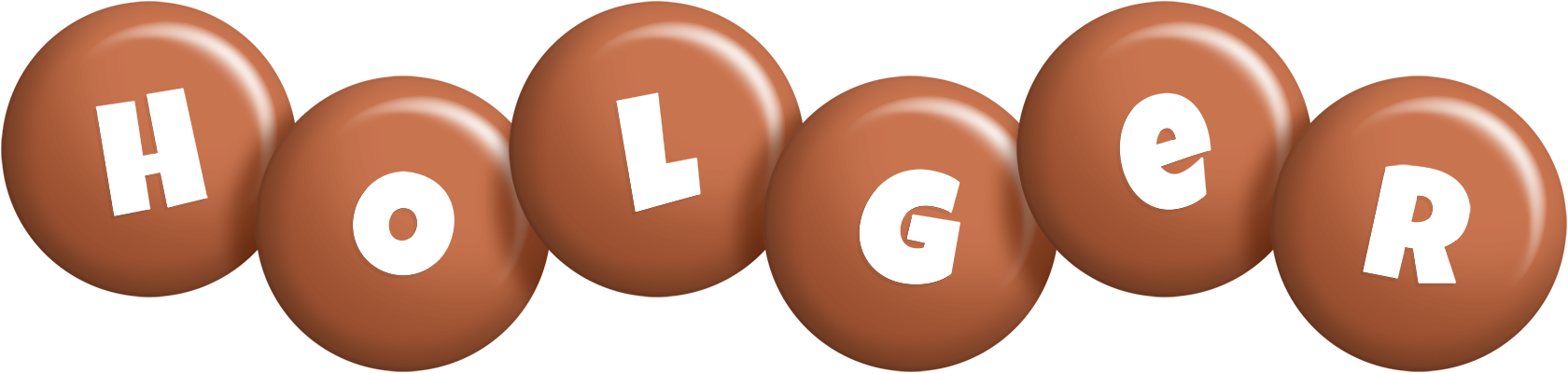 Holger candy-brown logo