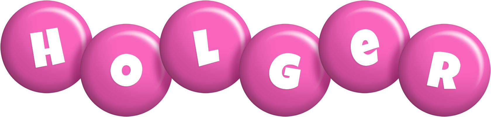 Holger candy-pink logo