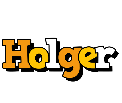 Holger cartoon logo