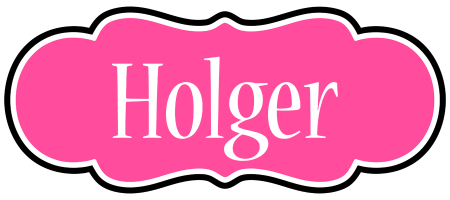 Holger invitation logo