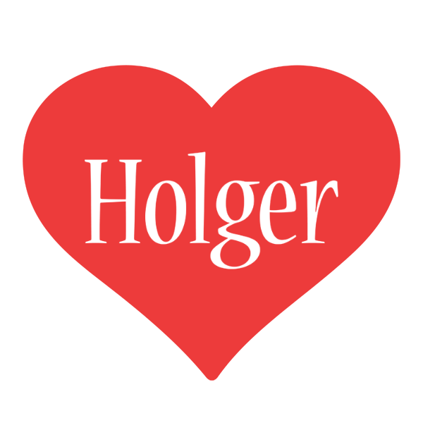 Holger love logo