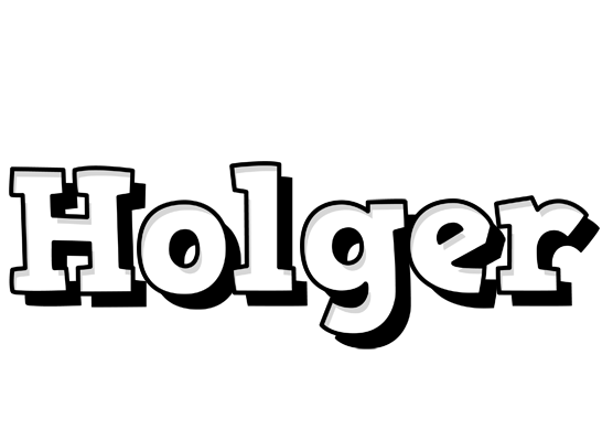 Holger snowing logo