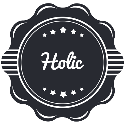 Holic badge logo