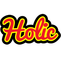 Holic fireman logo