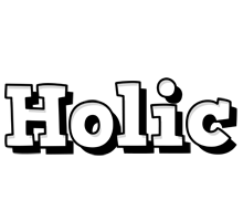 Holic snowing logo