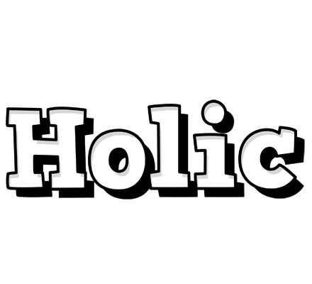 Holic snowing logo