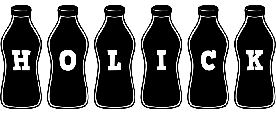 Holick bottle logo