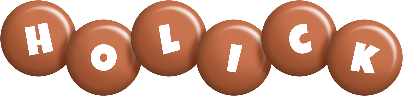Holick candy-brown logo