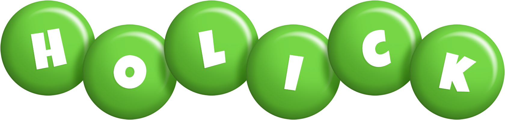 Holick candy-green logo