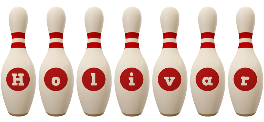 Holivar bowling-pin logo