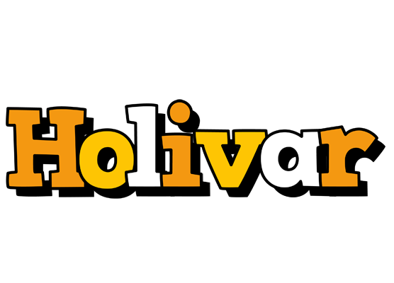 Holivar cartoon logo