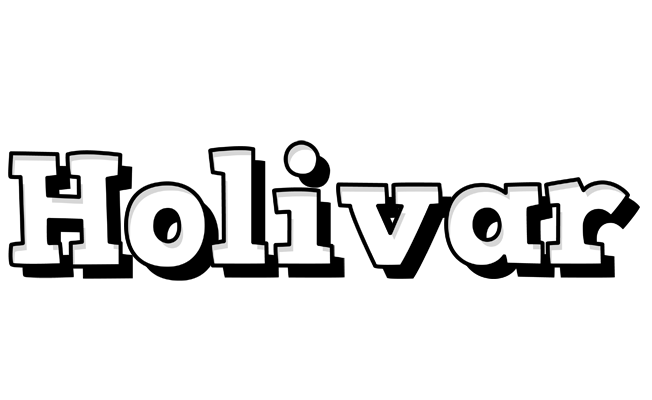 Holivar snowing logo