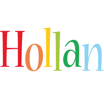 Hollan birthday logo