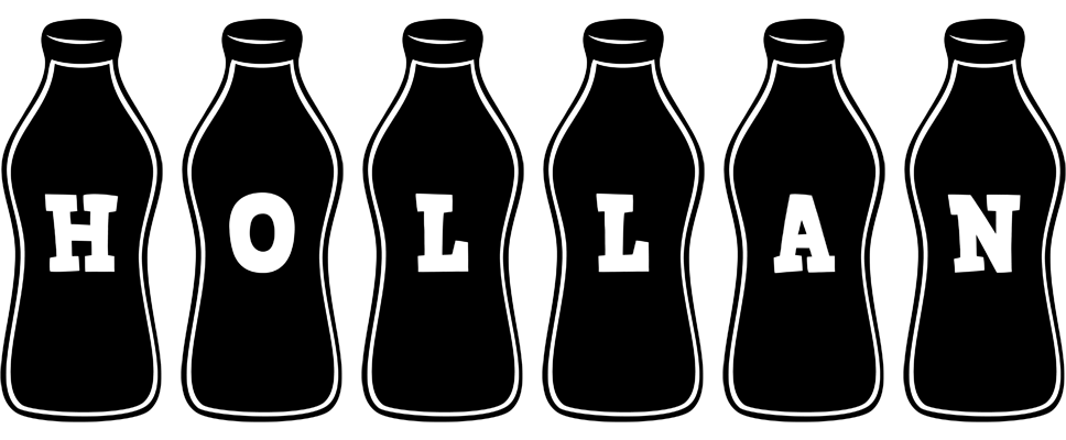 Hollan bottle logo